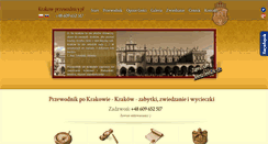 Desktop Screenshot of krakow-przewodnicy.pl