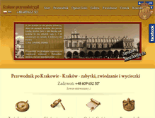 Tablet Screenshot of krakow-przewodnicy.pl